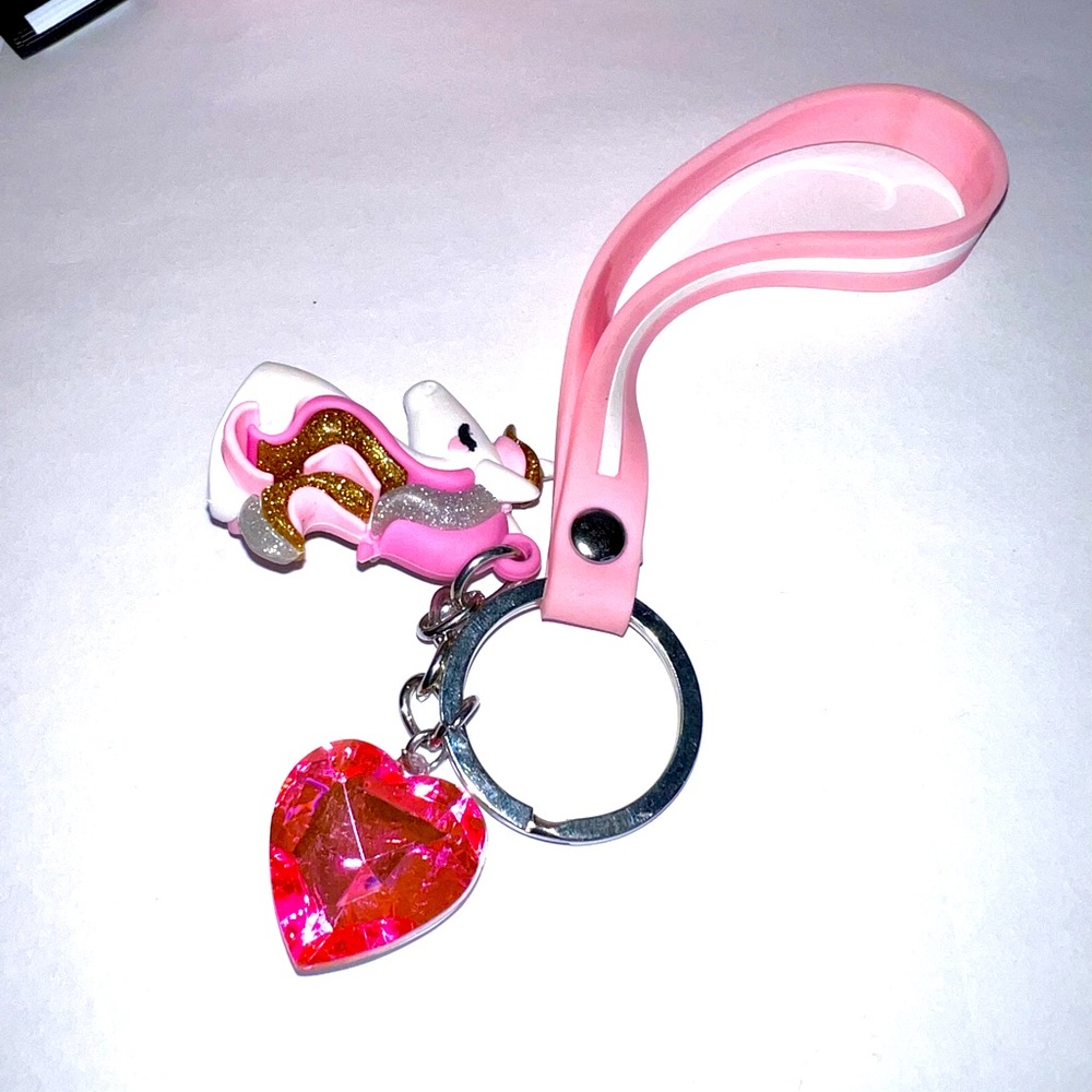 NEW GIRL’S PINK/WHITE CLAIR’S CROSSBODY BAG - Picture 6 of 7